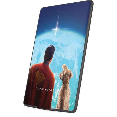 Superman 2025 Superman & Krypto watch the Earth Amazon Kindle Skin